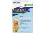 Zodiac Spot On Plus Flea  Tick Control for Cats 1ea/5 Lbs And Over, 4 pk