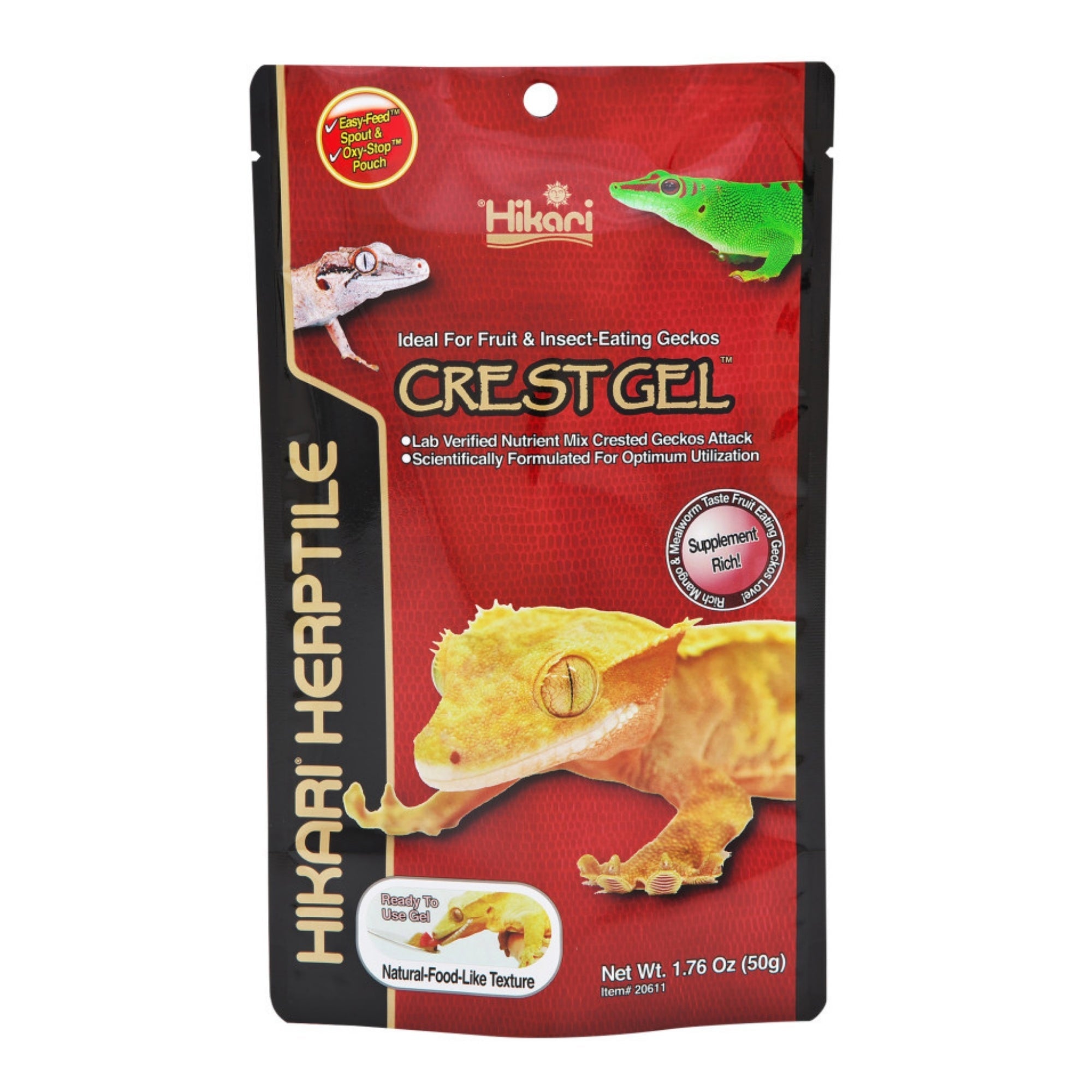 Hikari USA Herptile CrestGel Reptile Food 1ea/1.76 oz