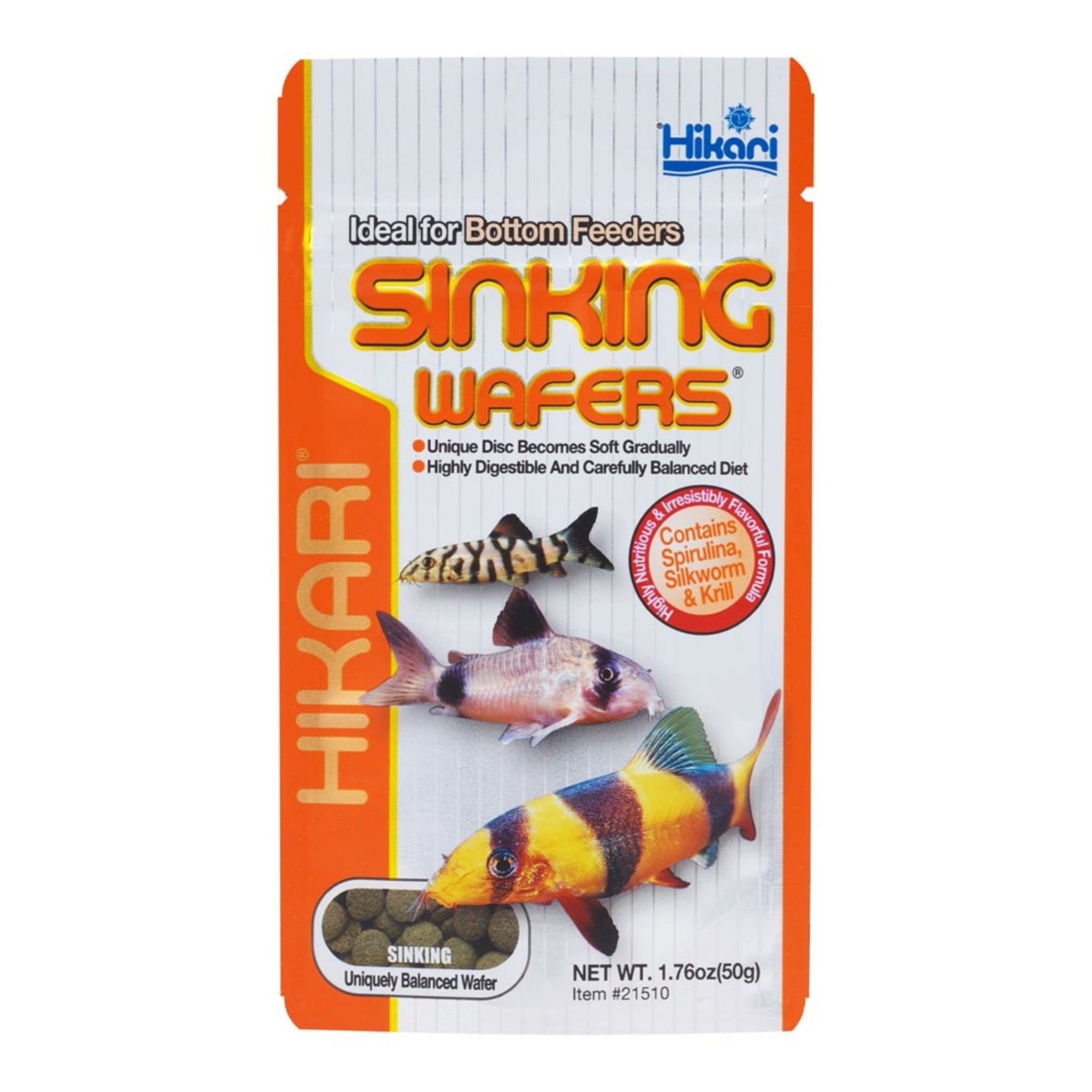 Hikari USA Sinking Wafers Rapidly Sinking Wafer Fish Food 1ea/1.76 oz