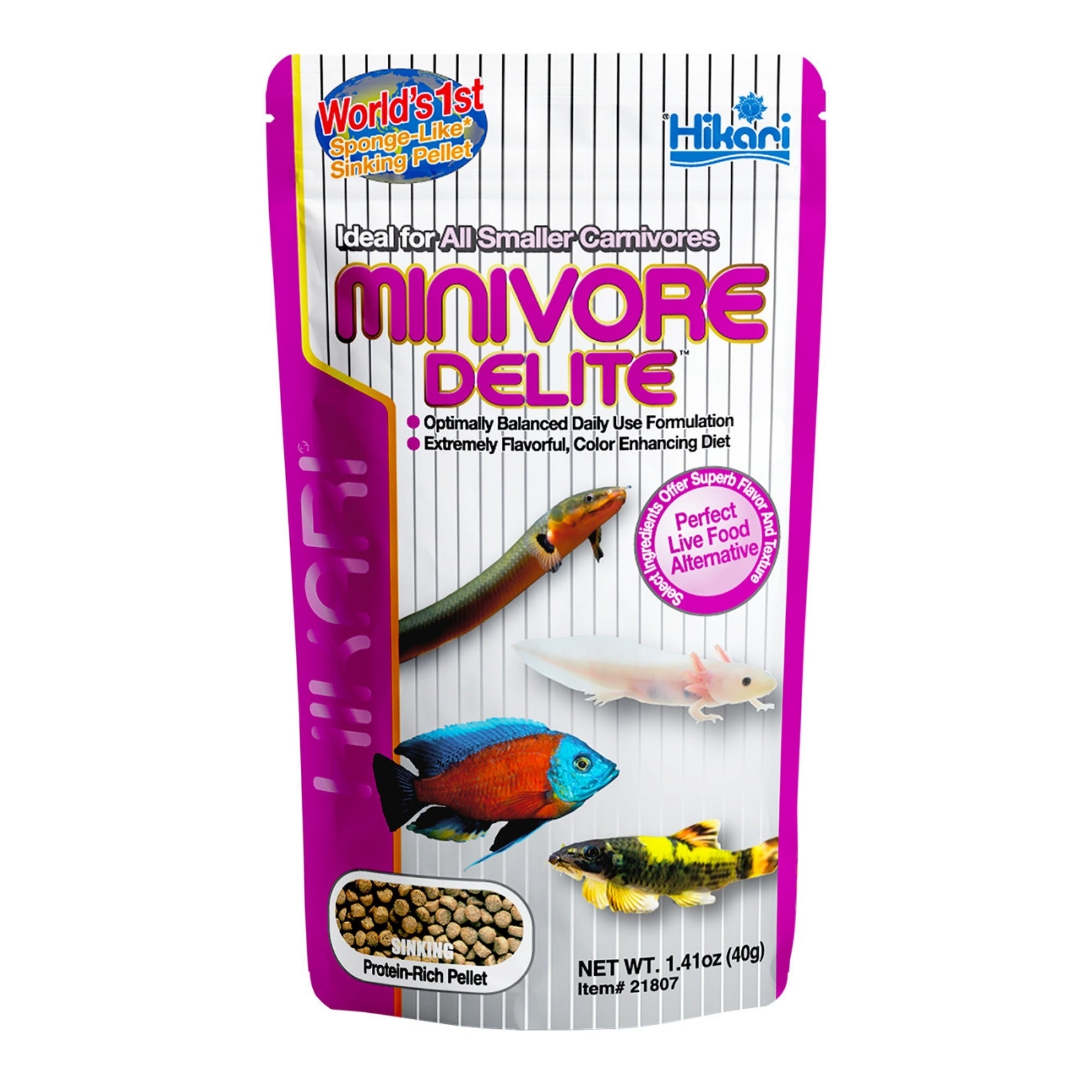 Hikari USA Minivore Delite Fish Food 1ea/40 g