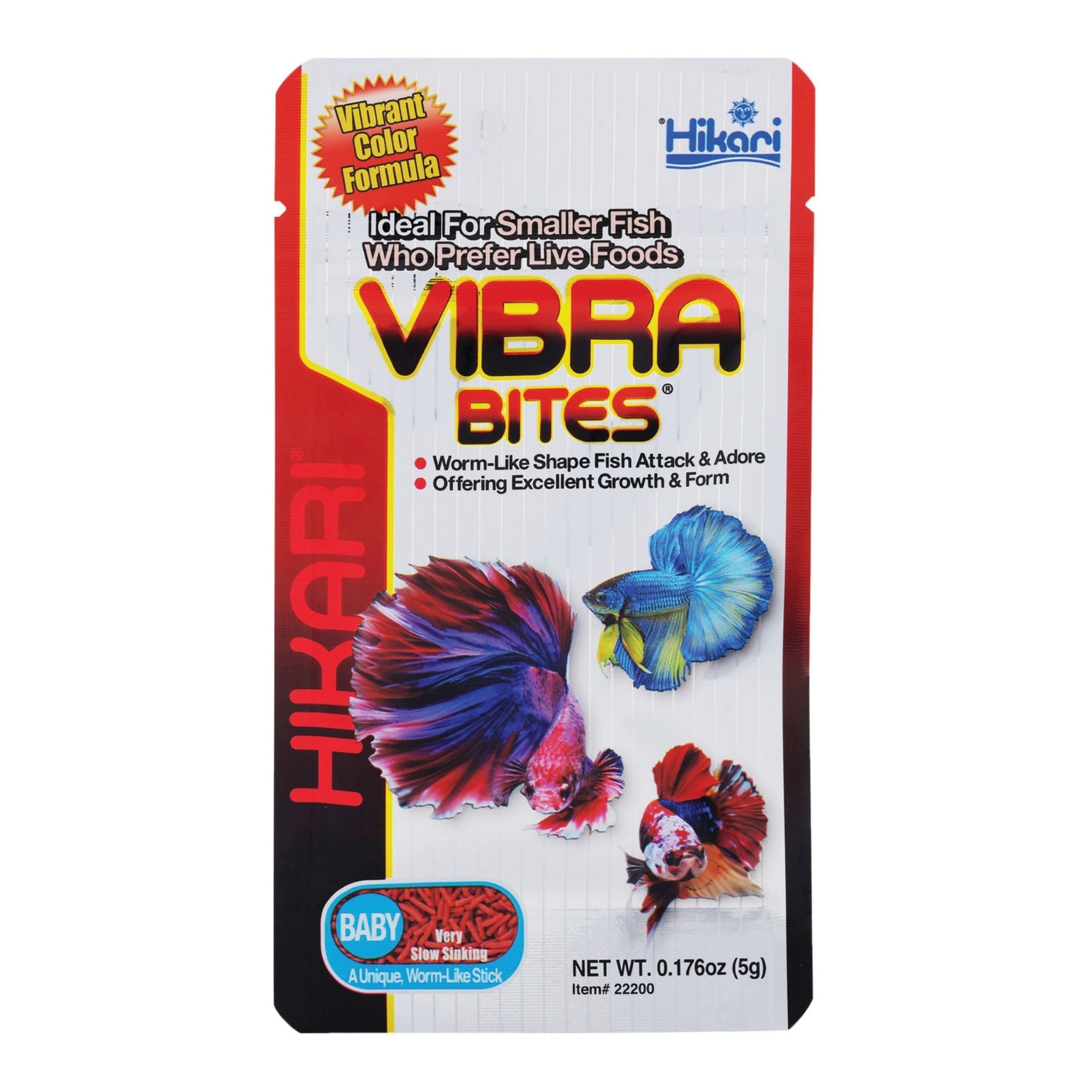 Hikari USA Vibra Bites Betta Fish Food Baby 1ea/0.18 oz.