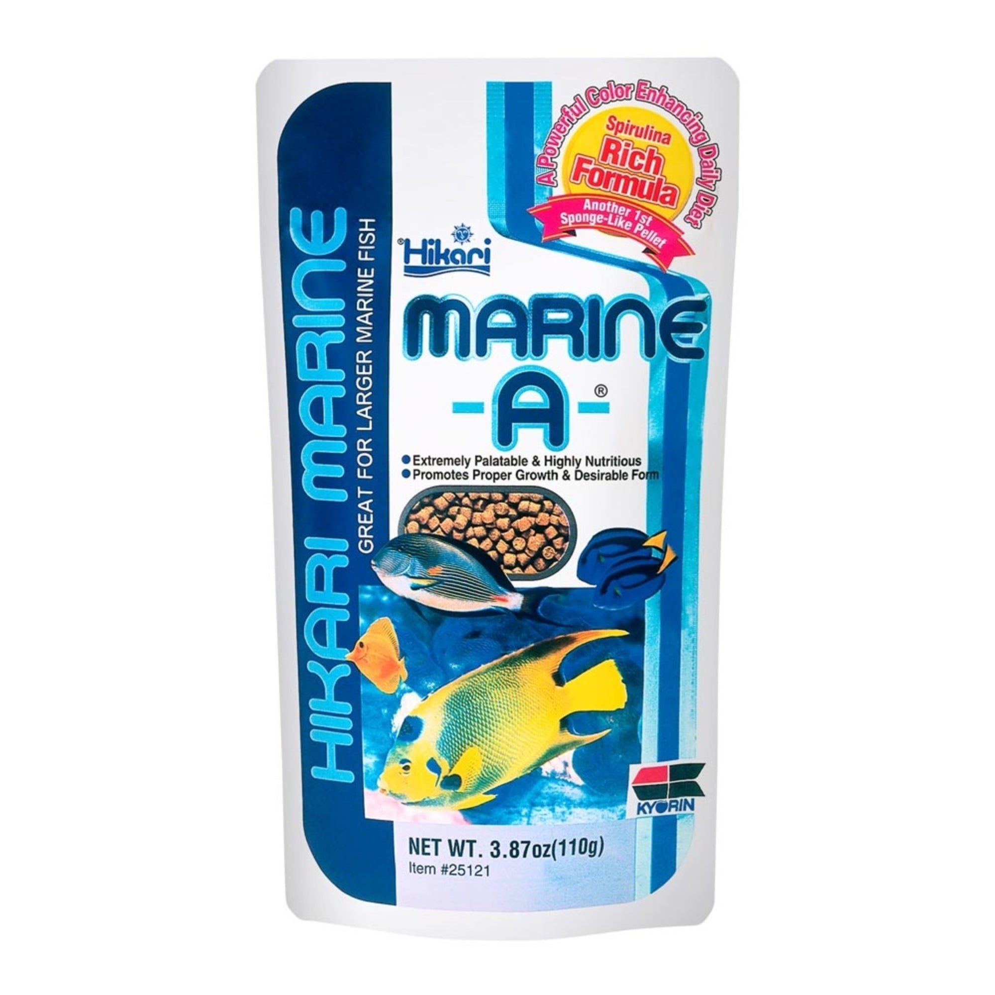Hikari USA Marine A Pellets Slow Sinking Fish Food 1ea/3.87 oz