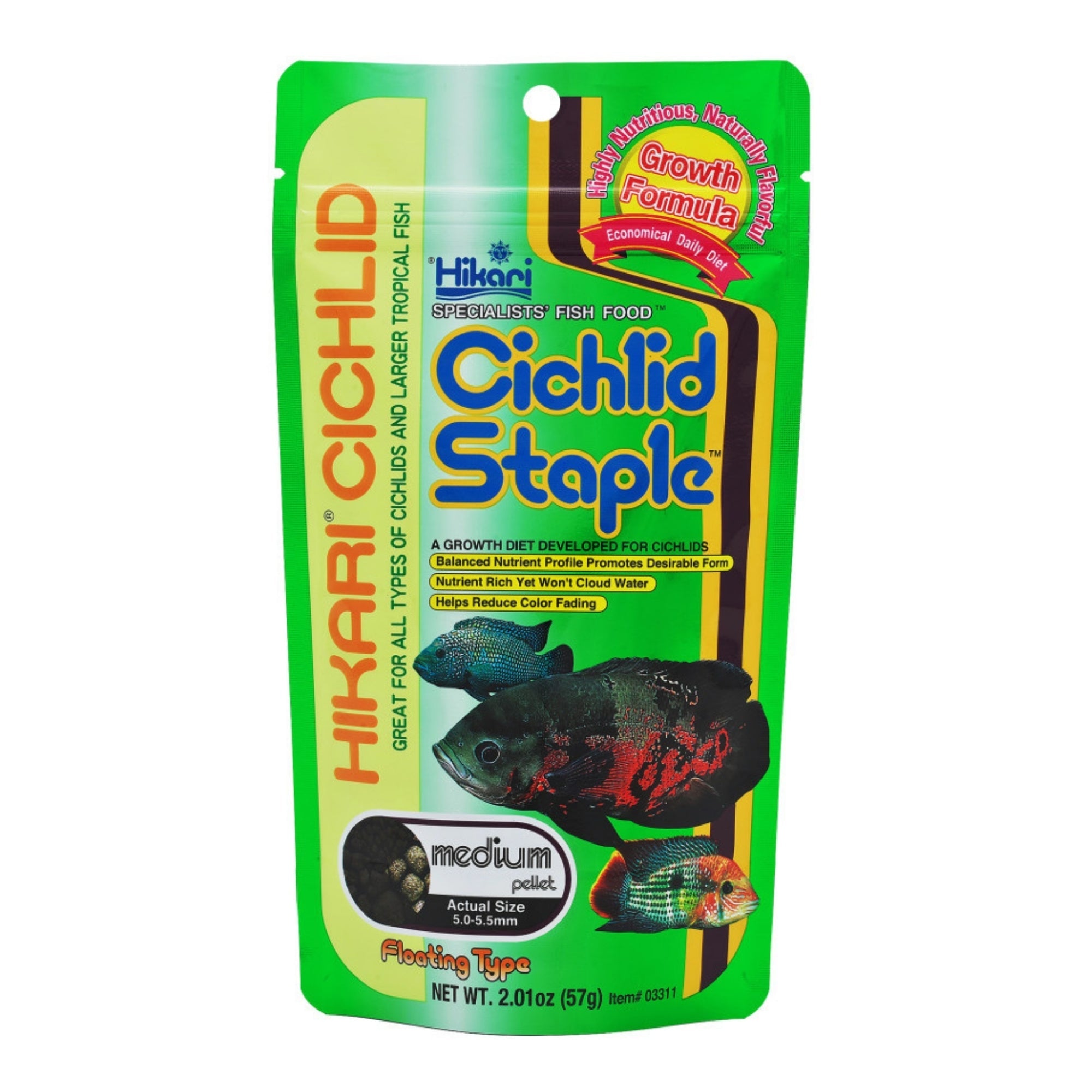 Hikari USA Seaweed Extreme Pellets Fish Food 1ea/3.52 oz, SM