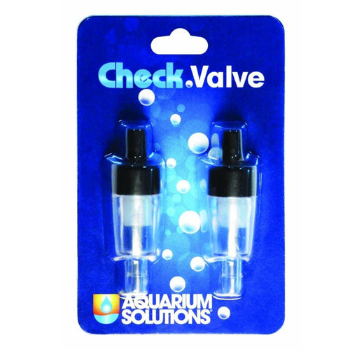 Aquarium Solutions Airline Check Valve Clear, Black 1ea/2 pk