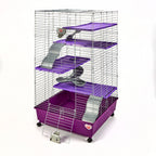 Kaytee Deluxe 24 X 24 Multi-Level Home With Casters 1ea/24in. X 24in.