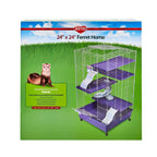 Kaytee Deluxe 24 X 24 Multi-Level Home With Casters 1ea/24in. X 24in.