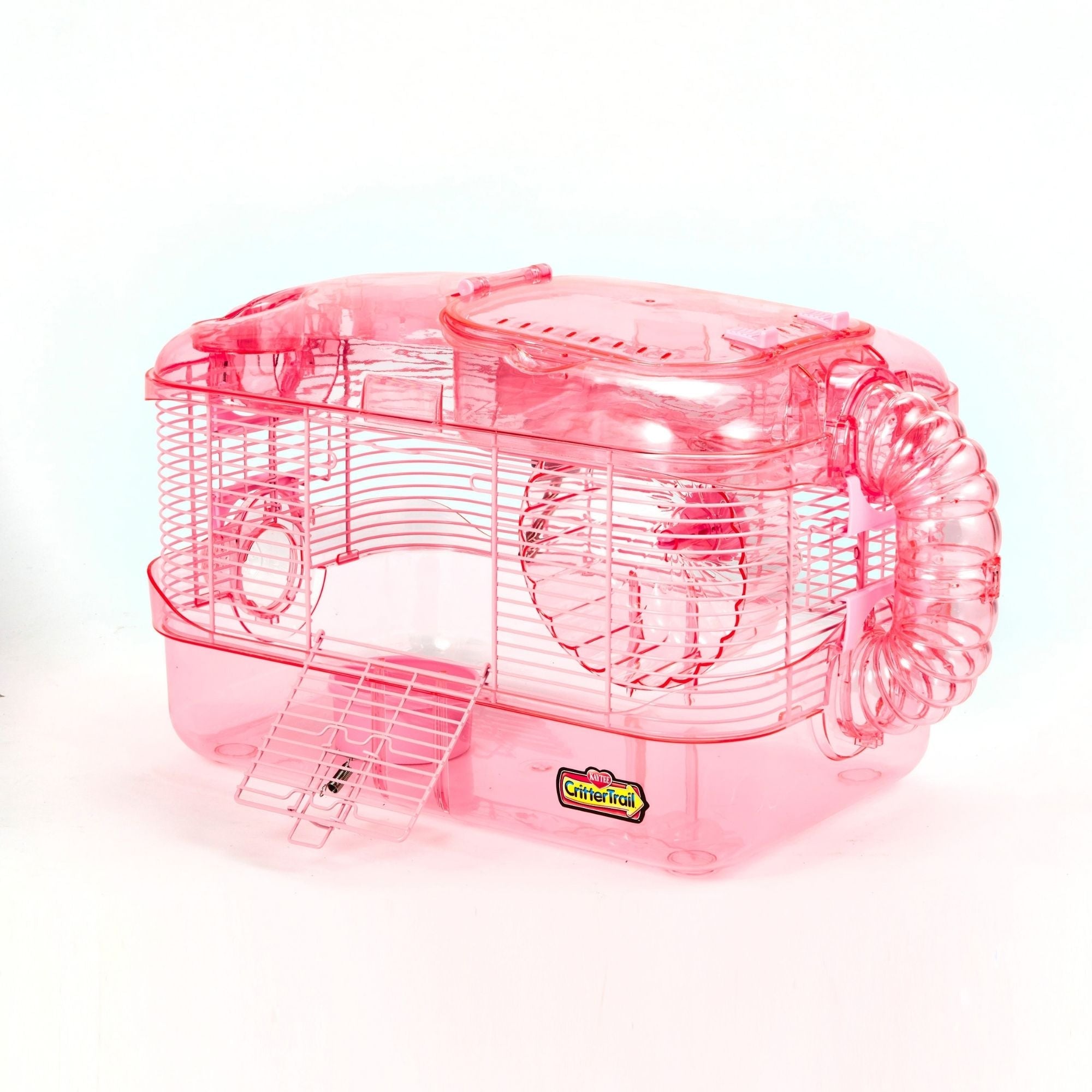 Kaytee CritterTrail One Level Habitat Pink Edition 1ea/20 in X 11.5 in X 11in.