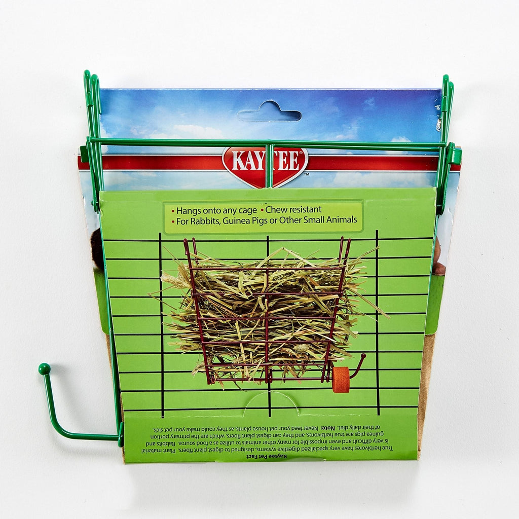 Kaytee Hay Manger Feeder With Salt Hanger Assorted 1ea/4in. X 8in. X 7.25in.