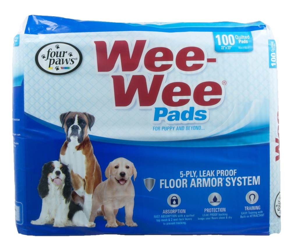 Four Paws WeeWee Superior Performance Dog Pee Pads 1ea/22 in X 23 in Bag 100 ct