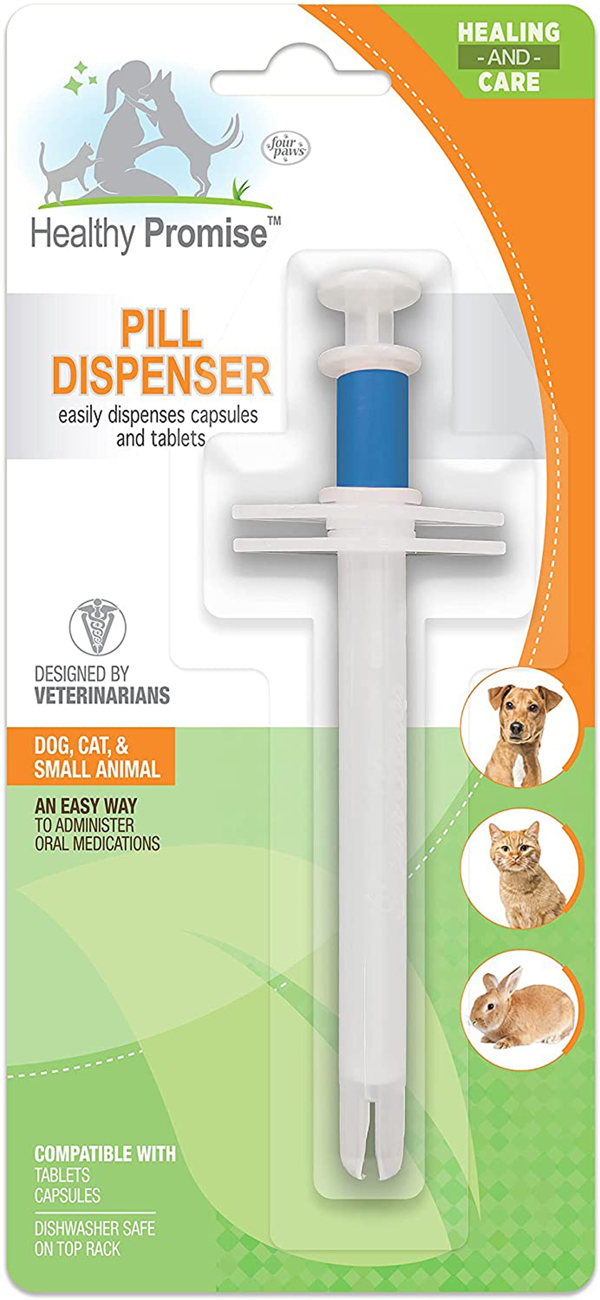 Four Paws Healthy Promise Pet Pill Dispenser 1ea/1 ct