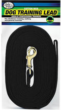Four Paws Cotton Web Dog Lead Black, 1ea/15 Foot