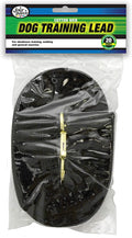 Four Paws Cotton Web Dog Lead Black, 1ea/20 Foot