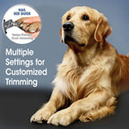 Four Paws Magic Coat Professional Series Deluxe Dog Nail Clipper with Size Guide 1ea/MultiSize