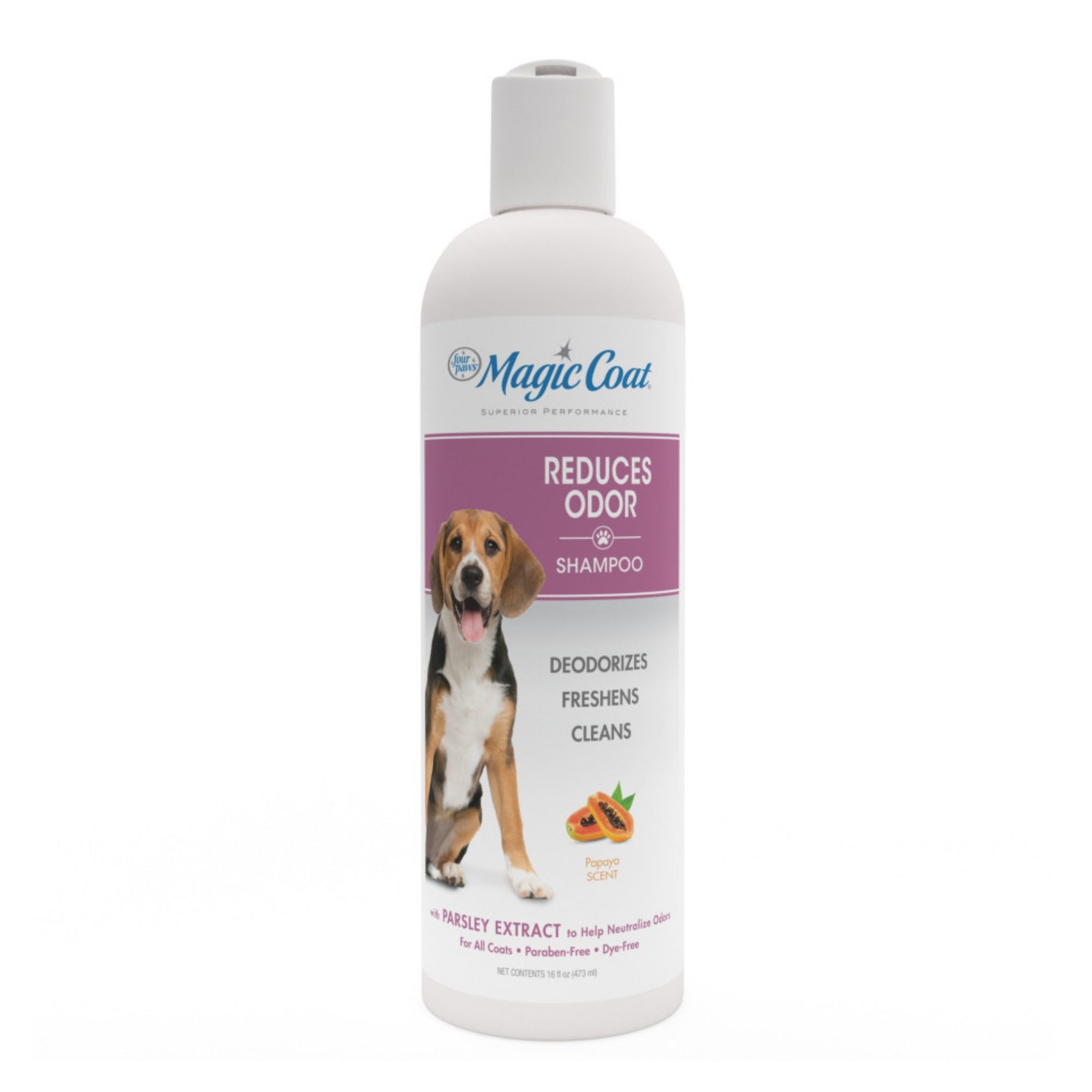 Four Paws Magic Coat Odor Reducing Dog Shampoo Papaya, 1ea/16 oz 1 ct