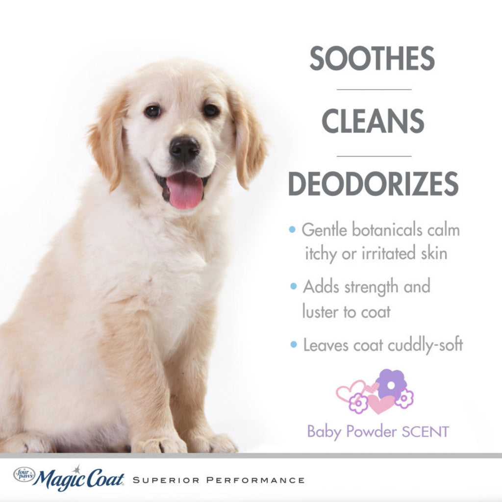 Four Paws Magic Coat Gentle Tearless Puppy Shampoo Baby Powder, 1ea/16 oz 1 ct