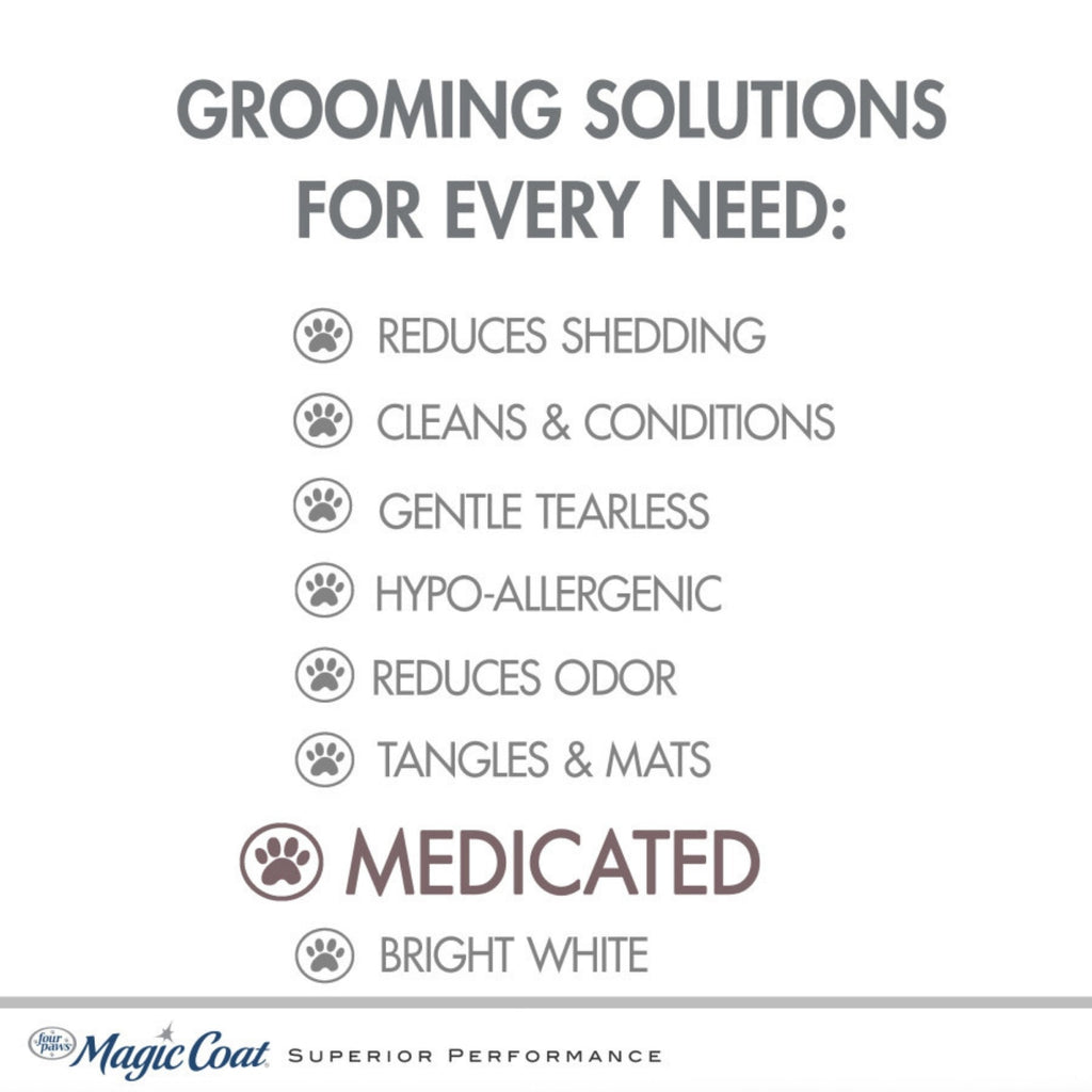 Four Paws Magic Coat Medicated Dog Shampoo Classic Clean, 1ea/16 oz 1 ct