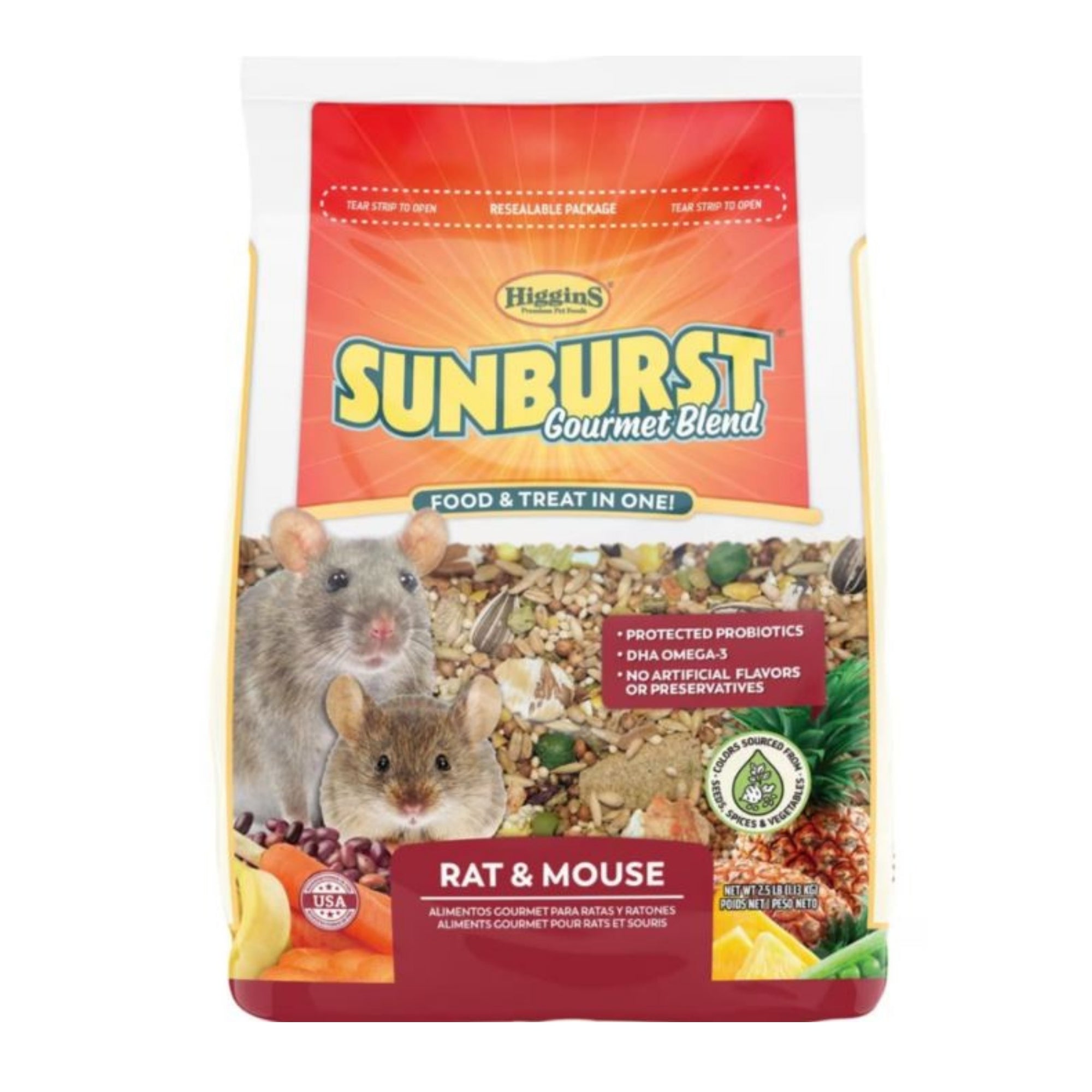 Higgins Sunburst Gourmet Blend Rat & Mouse 2.5 Lb