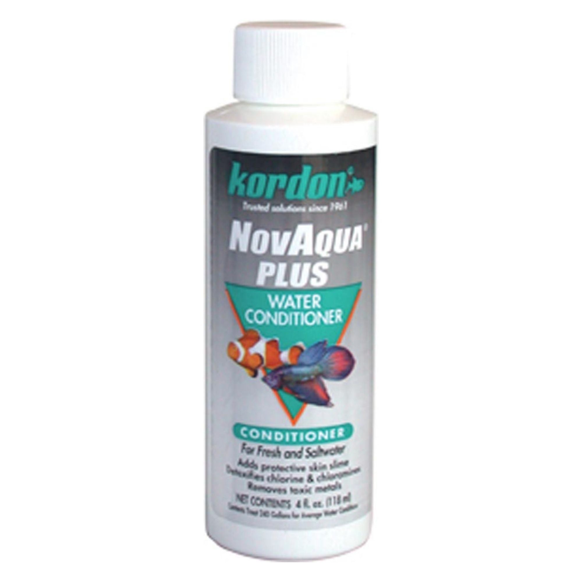 Kordon NovAqua Plus Water Conditioner & Dechlorinator 1ea/4 floz.