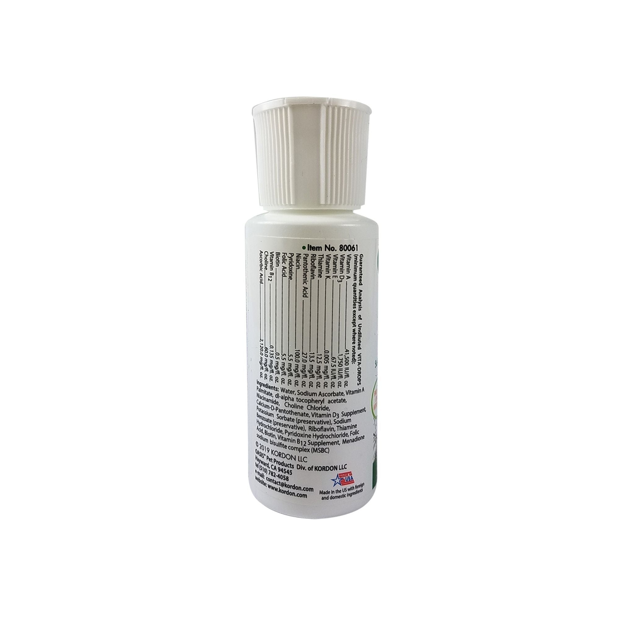 Oasis Vita-Drops High Potential Daily Multivitamin for Guinea Pigs 1ea/2 floz.