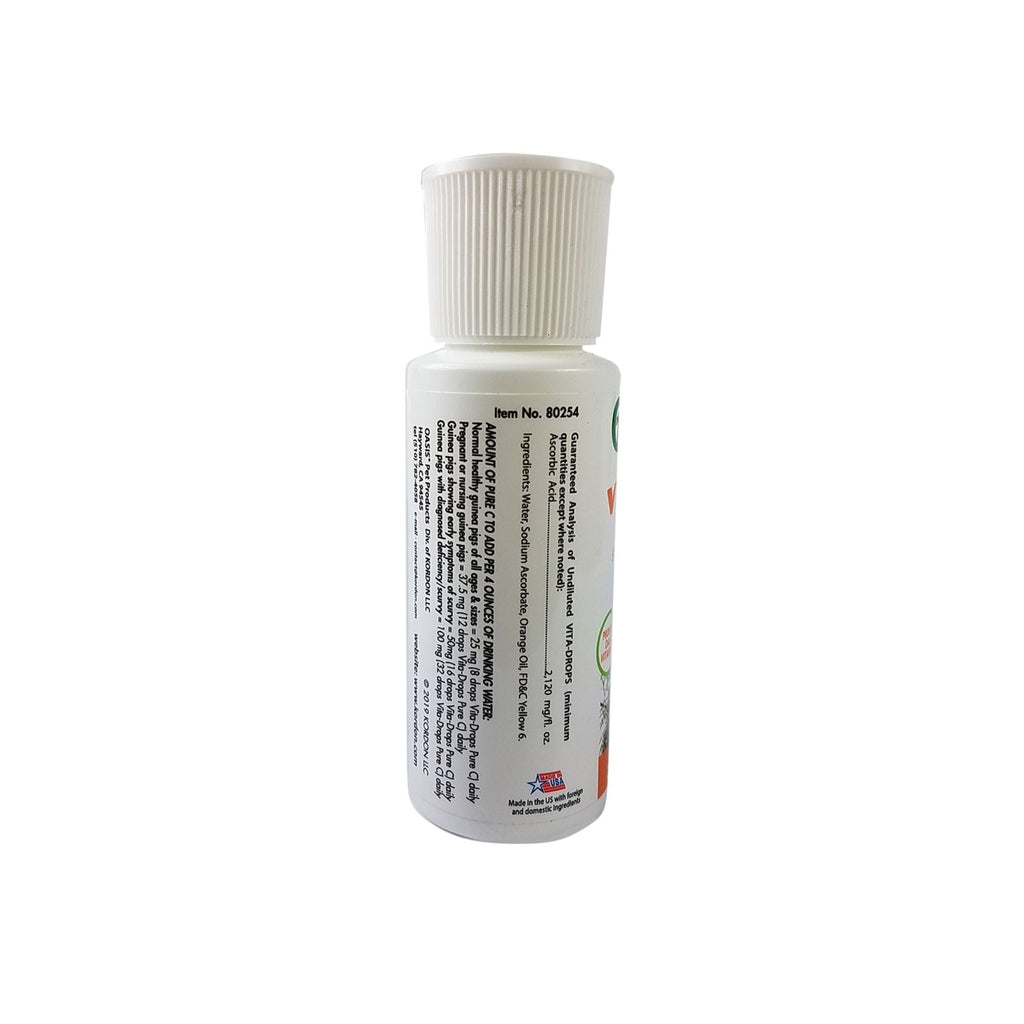 Oasis Vita-Drops Pure Vitamin C for Guinea Pigs 1ea/2 floz.