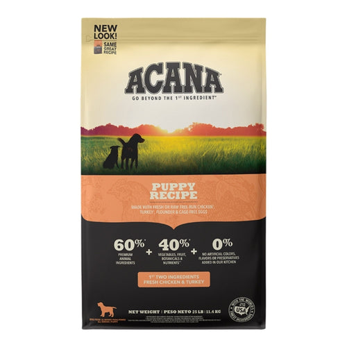 Acana Dog Grain Free Puppy Recipe 25Lbs