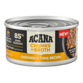 Acana Cat Grain Free Chunks In Broth Chicken & Tuna Recipe 3oz. (Case of 24)