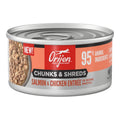 Orijen Cat Grain Free Chunks And Shreds Salmon & Chicken 3oz. (Case of 24)