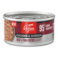 Orijen Cat Grain Free Chunks And Shreds Beef & Tuna 3oz. (Case of 24)
