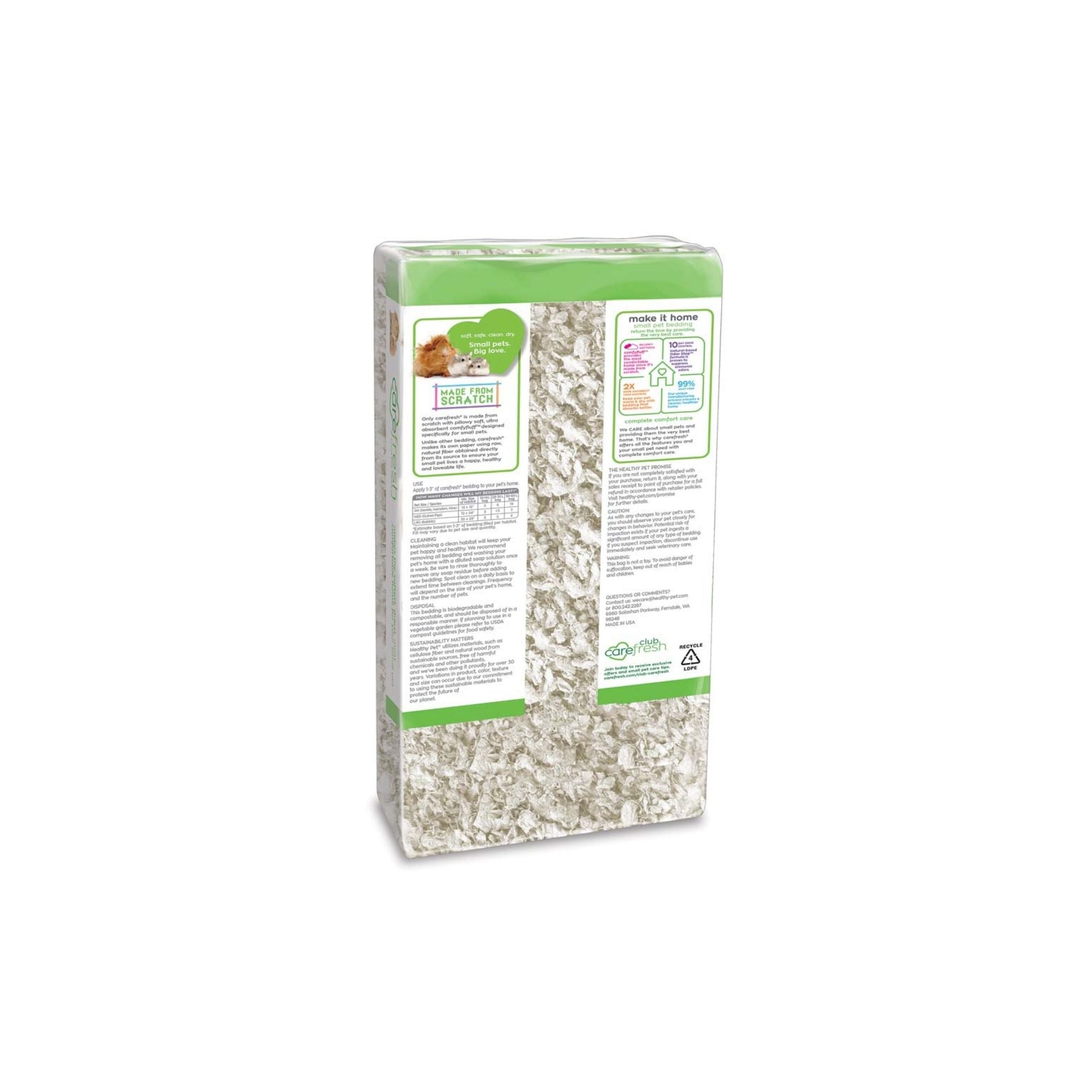 CareFRESH Complete Comfort Small Pet Bedding White 1ea/10 l