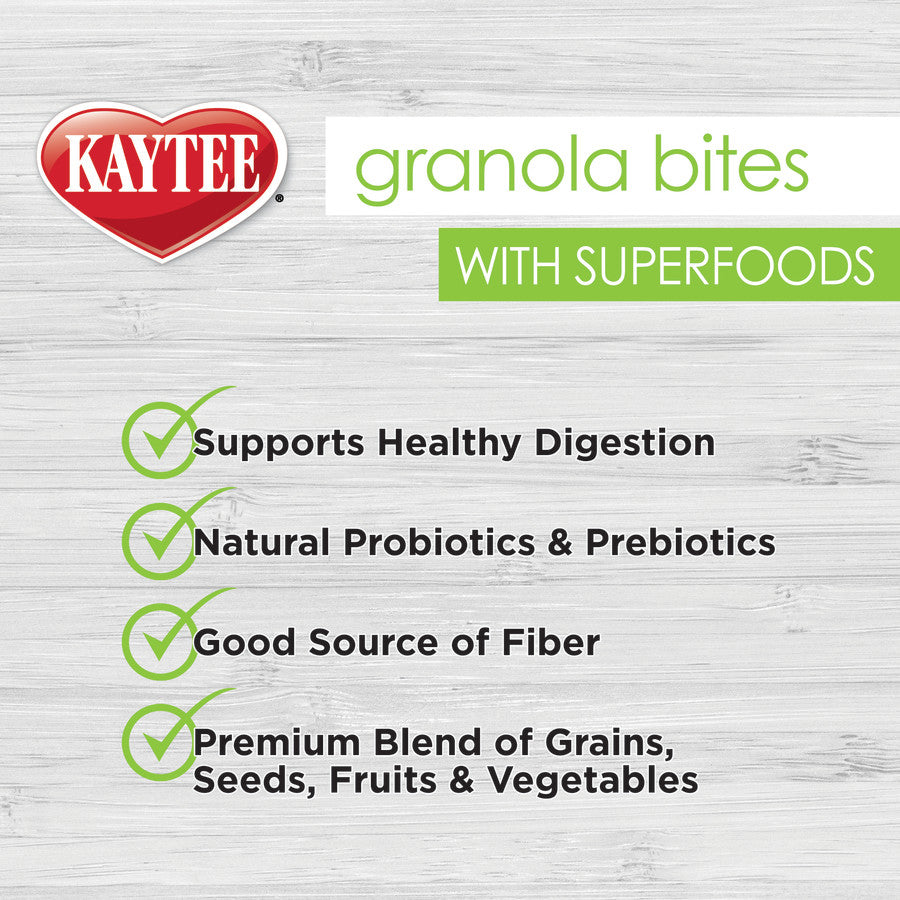 Kaytee Granola Bites Blueberry and Flax 1ea 4.5oz