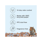 Kaytee Clean & Cozy Natural Paper with Extreme Odor Control Bedding 1ea/70 l