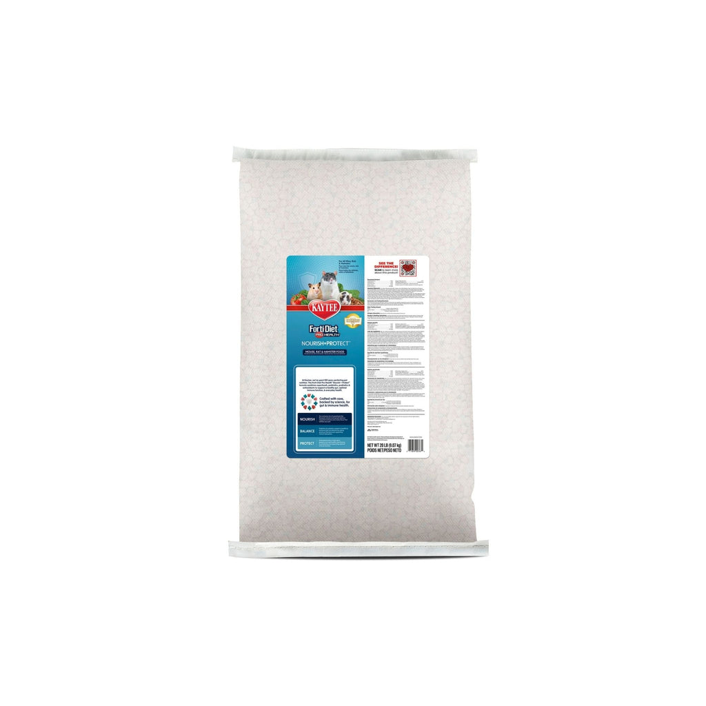 Kaytee Forti-Diet Pro Health Nourish+Protect Mouse, Rat & Hamster Food Grain blend 1ea/20 lb