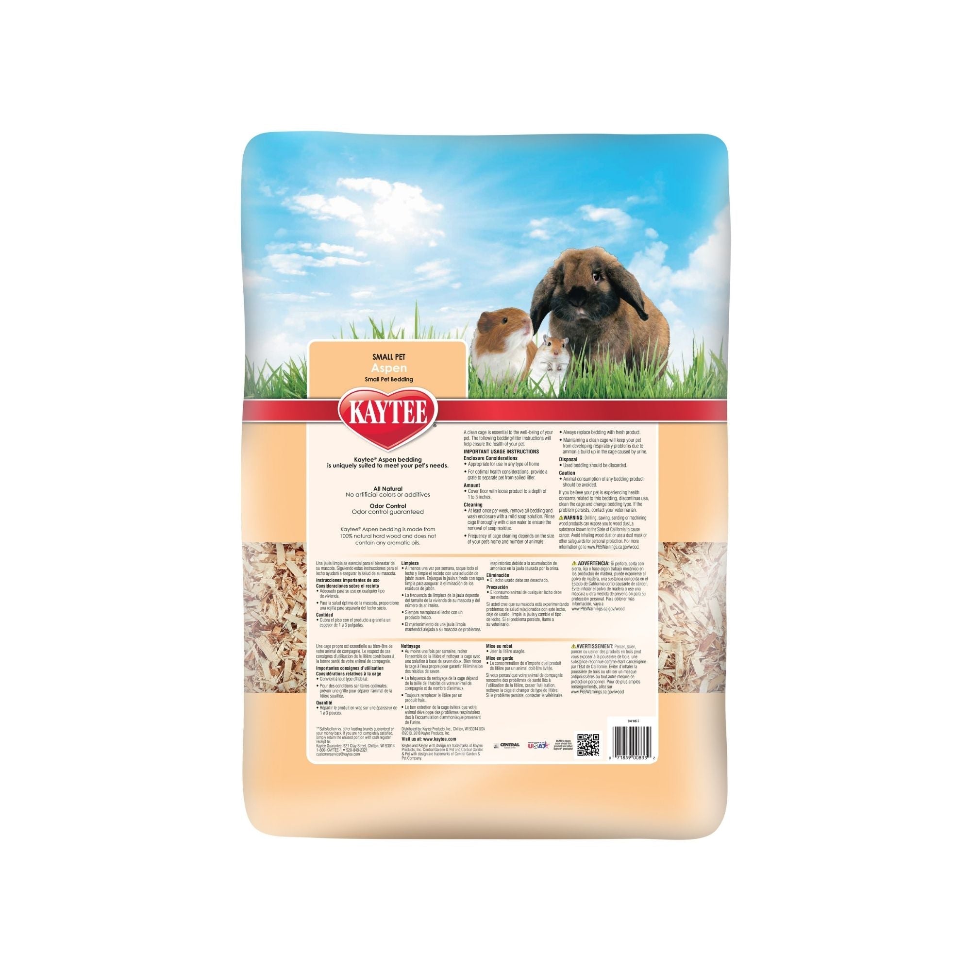 Kaytee Aspen Bedding 1ea/4 cu ft