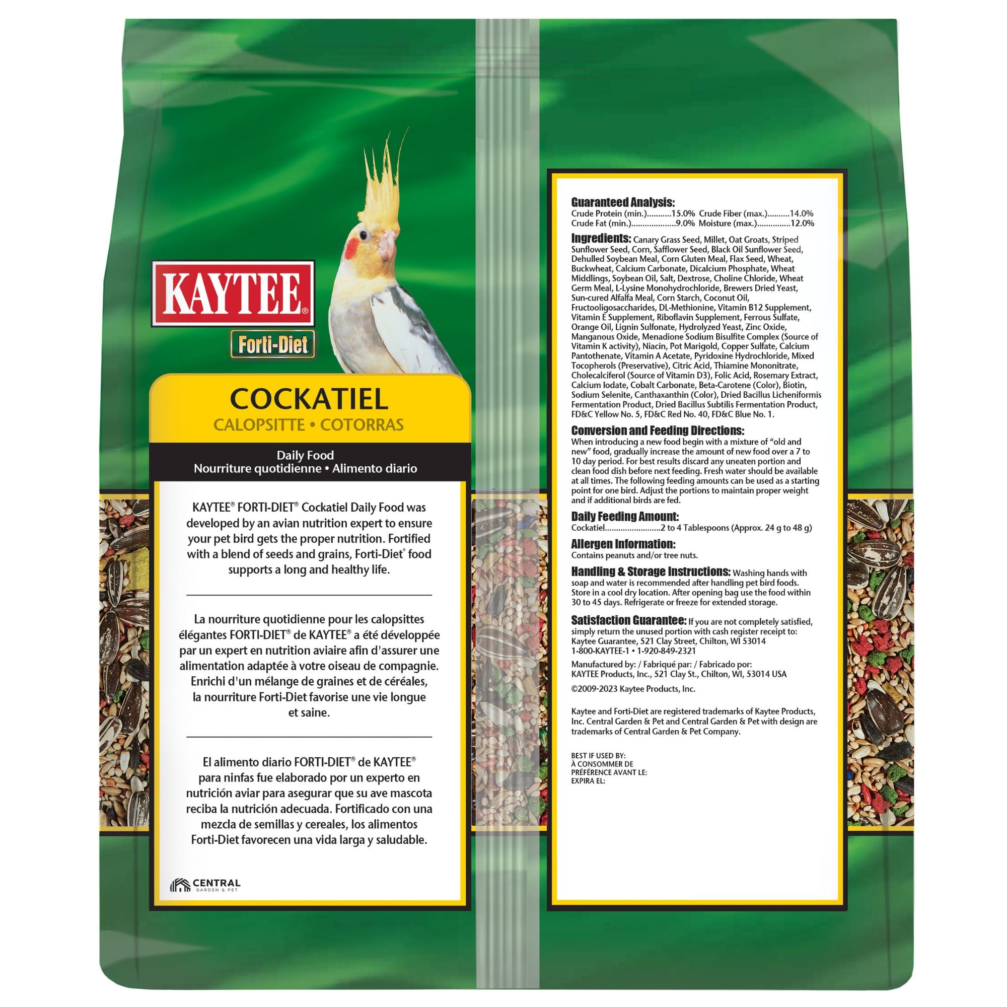 Kaytee Cockatiel Food 1ea/3 lb