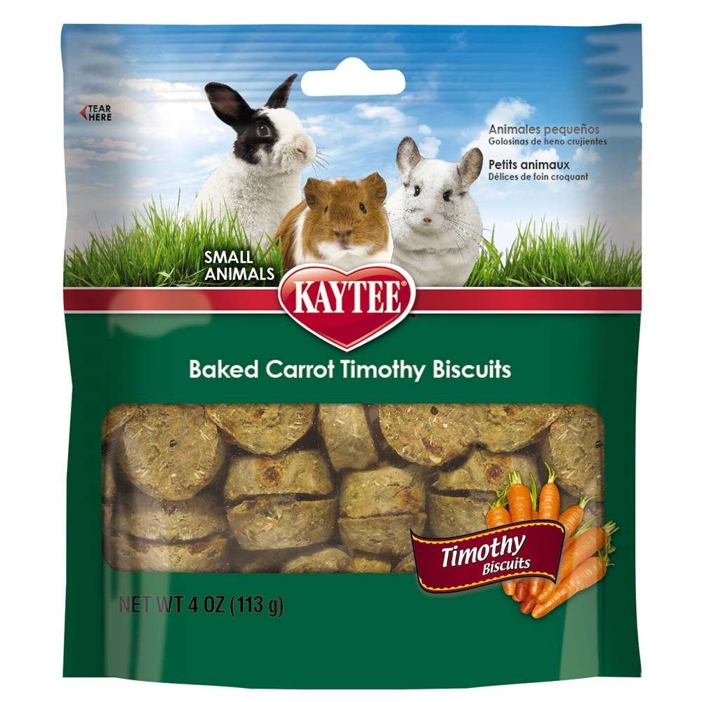 Kaytee Timothy Biscuits Baked Treat  Carrot 1ea/4 oz