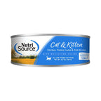 NutriSource Cat & Kitten All Life Stages Canned Cat Food Chicken, Turkey, Lamb & Fish 5.5oz
