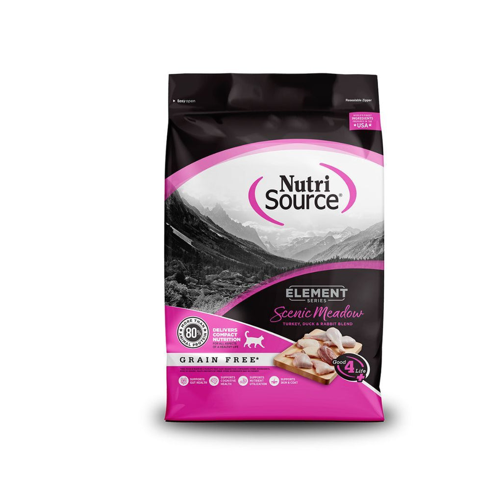 NutriSource Element Series Grain Free Dry Cat Food Scenic Meadow 11lb