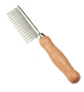 Safari Shedding Comb Wood 1ea/Short Hair