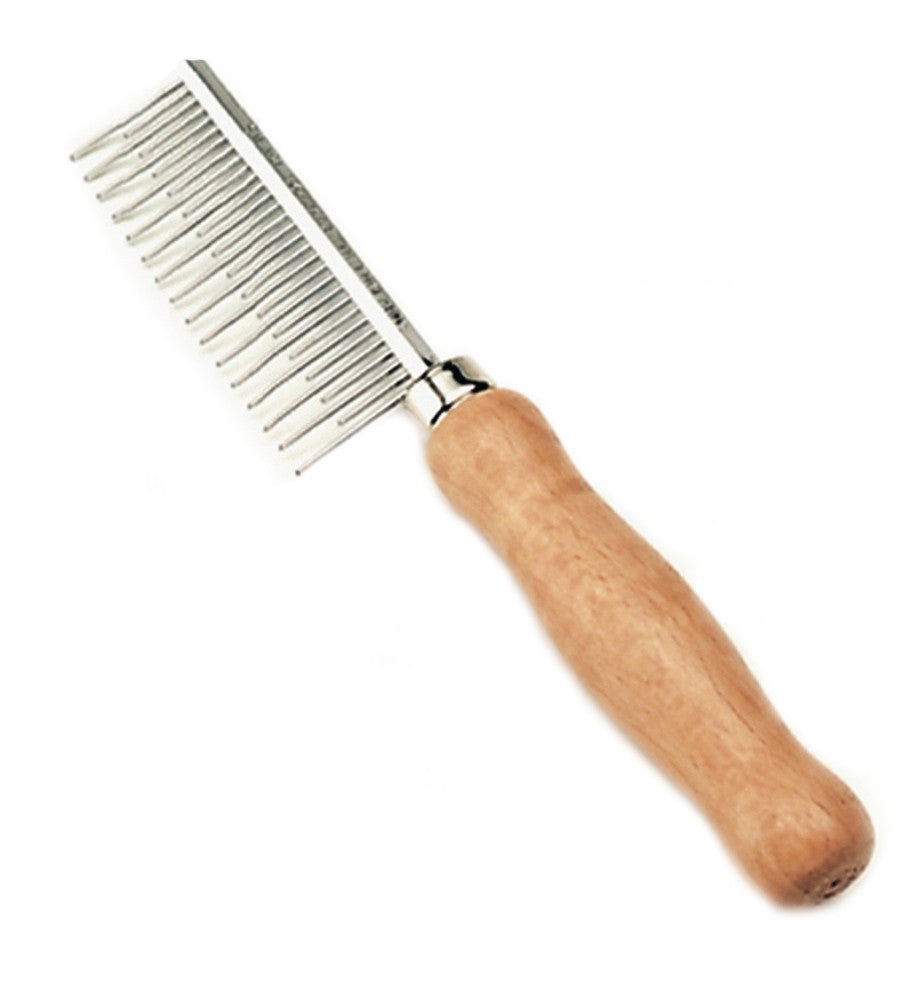 Safari Shedding Comb Wood 1ea/Short Hair