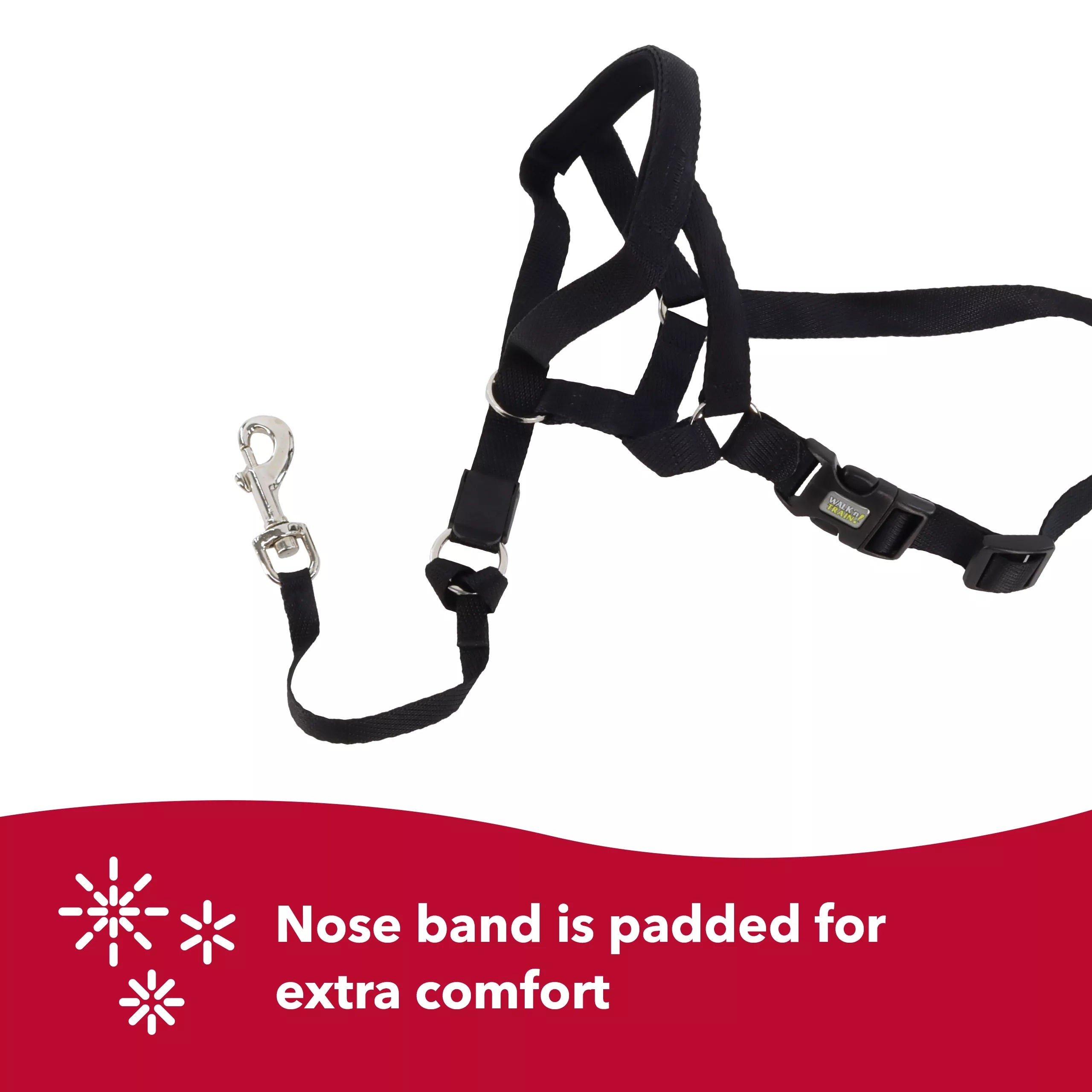 Coastal Pet Walk N Train! Head Halter Xsmall Black