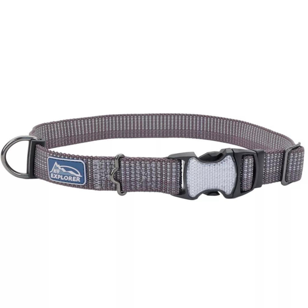 K9 Explorer Brights Reflective Adjustable Dog Collar Mountain Small 5/8"x 10"-14" Default Title