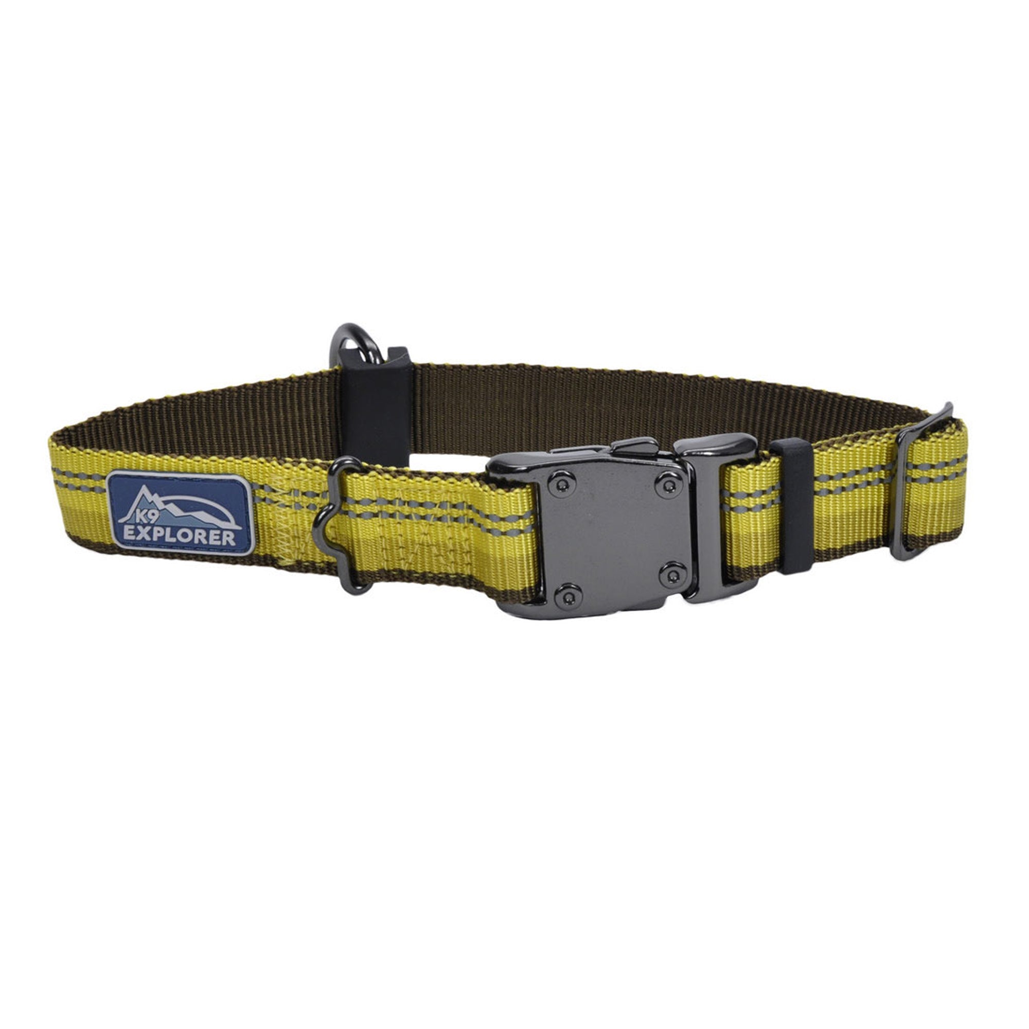 Coastal Products K9 Explorer Reflective Adjustable Dog Collar Golden Rod