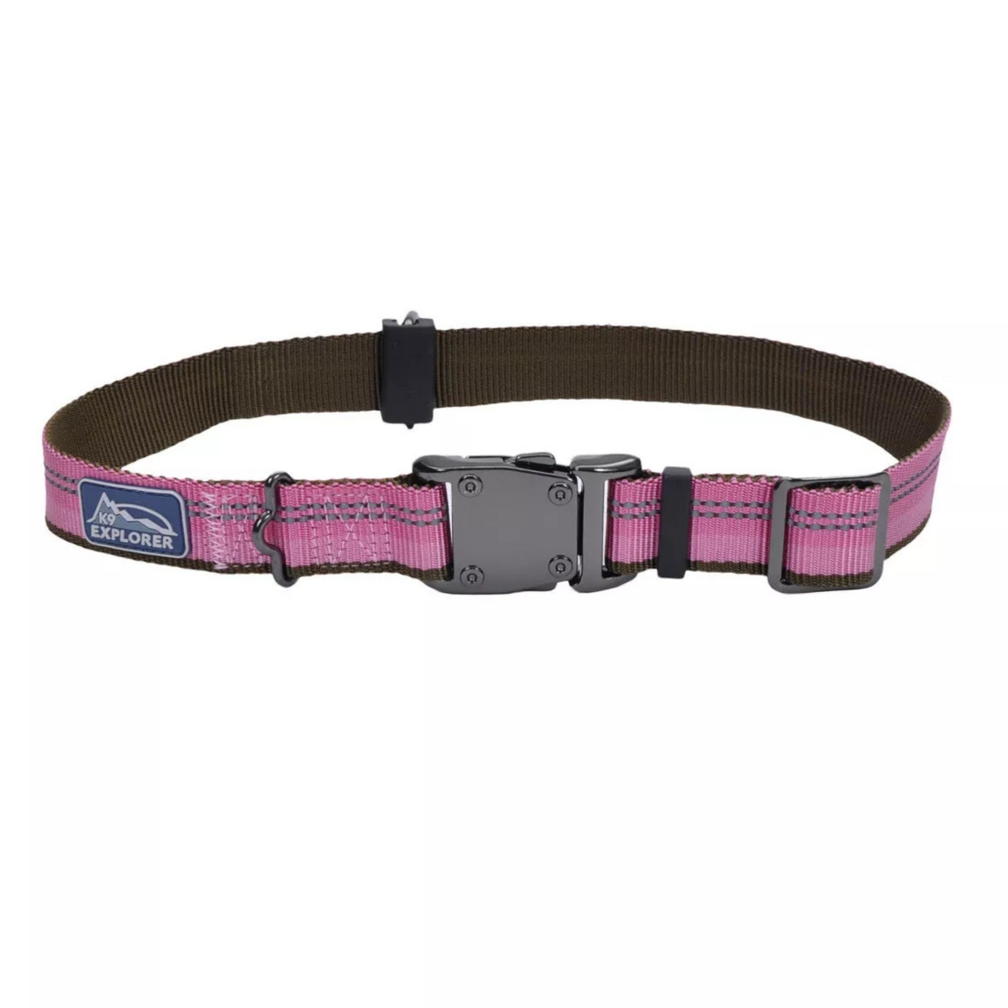 Coastal Products K9 Explorer Reflective Adjustable Dog Collar Rosebud