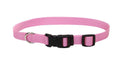 Coastal Adjustable Nylon Dog Collar with Plastic Buckle Bright Pink, 1ea/5/8 In X 1014 in