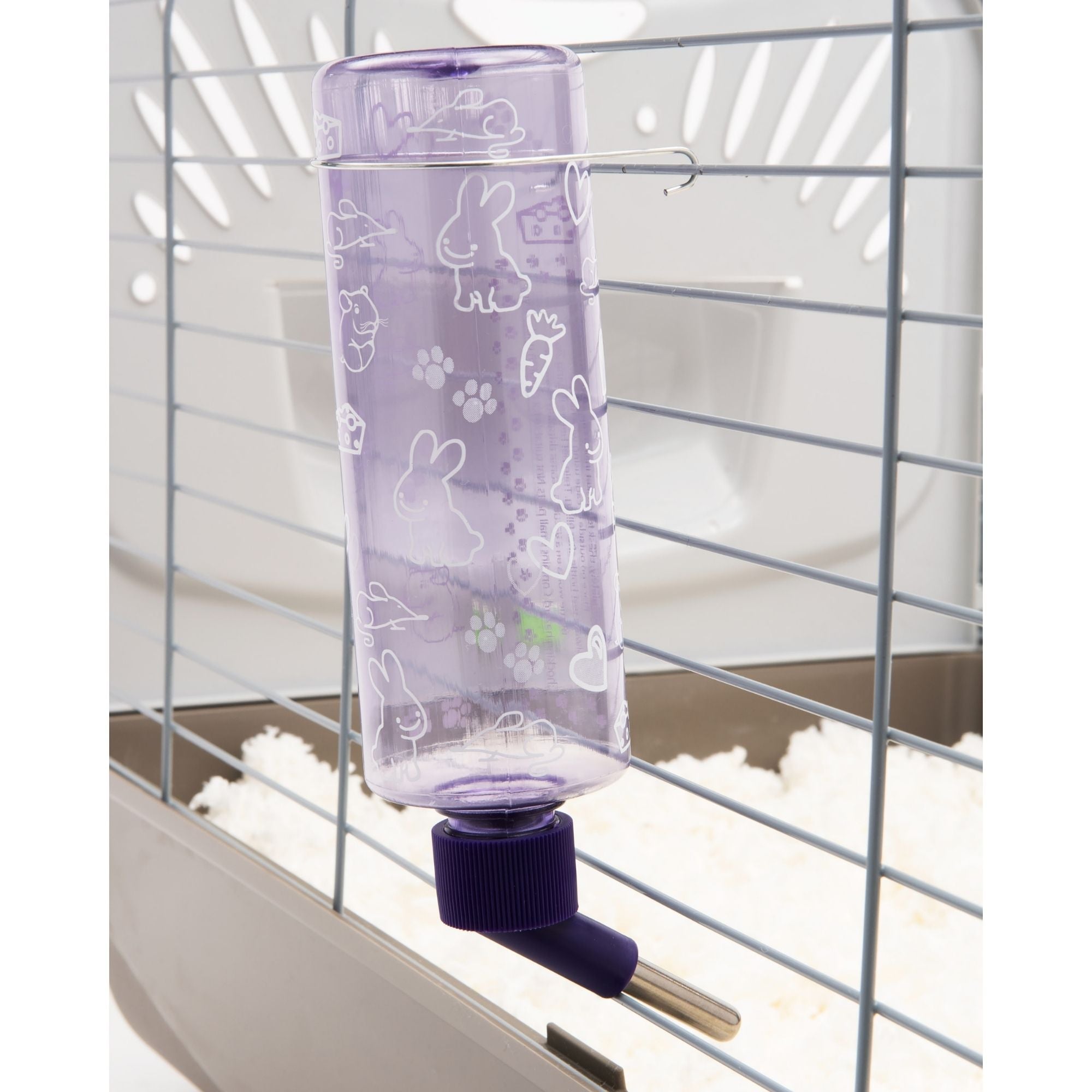 Lixit Clear Water Bottle for Small Animals Clear, Green 1ea/16oz.