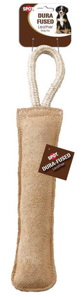 Dura-Fused Leather Retriever Dog Toy Brown, White 1ea/15 in