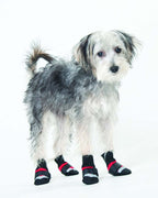 Fashion Pet Extreme All Weather Boots Red/Black 1ea/LG