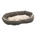 Ethical Pet Sleep Zone Shearling Oval Cuddler 35? Deep Gray
