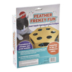 Spot Feather Frenzy Fun Cat Toy Yellow 8.5in