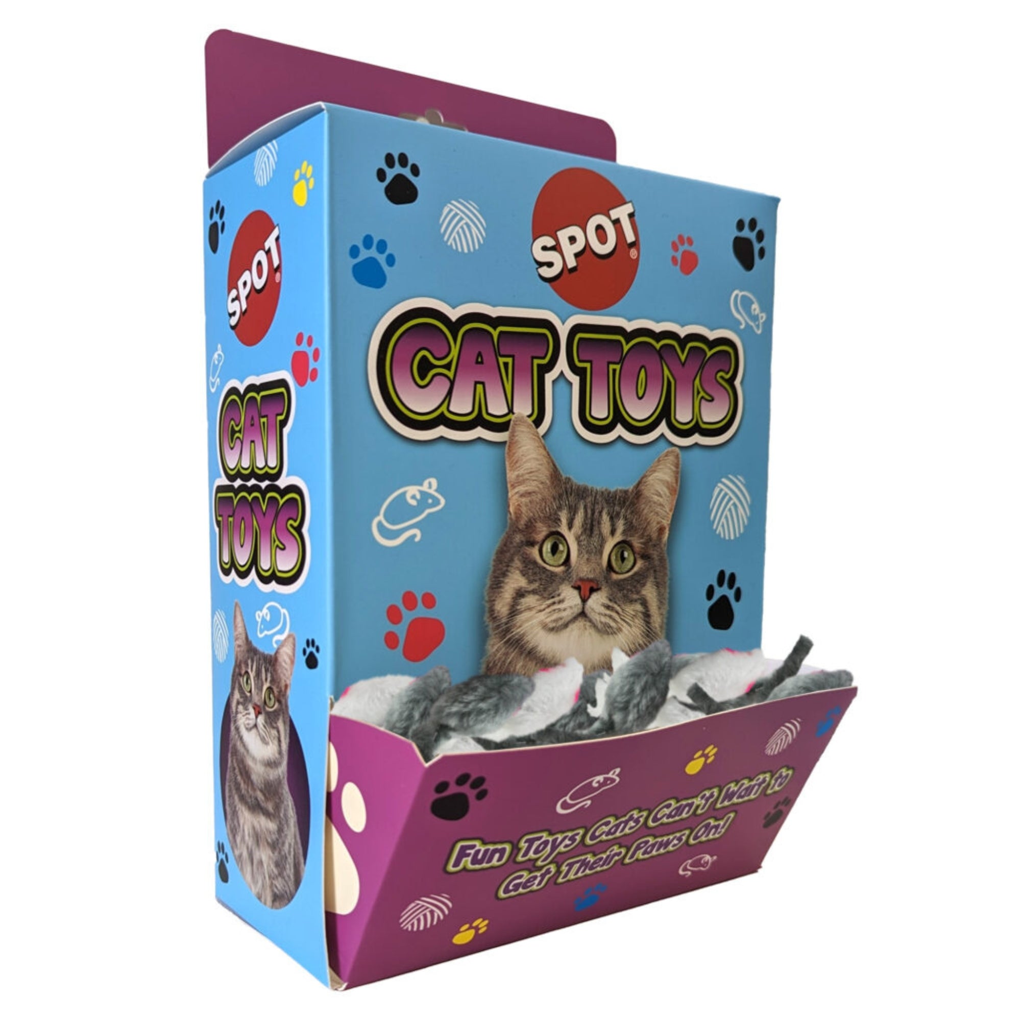 Spot Plush Mice Bulk PDQ 72 Pieces